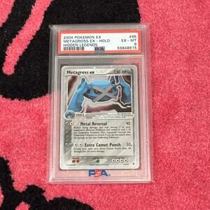 Metagross EX #95 – Pokémon TCG Hidden Legends – PSA 6